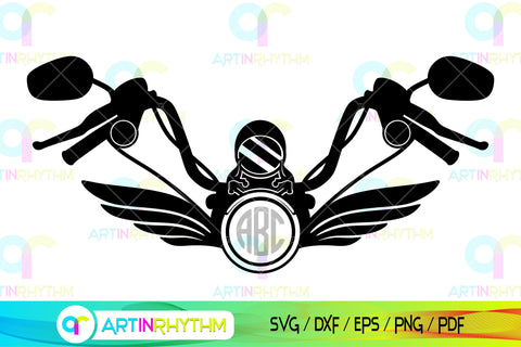 motorcycle monogram svg, Happy father's day svg, daddy svg, dad svg SVG Artinrhythm shop 