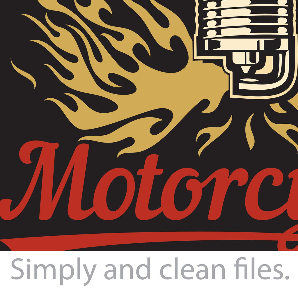 Motorcycle Repair Service Retro Poster. Spark Plugs. Cut files for ...