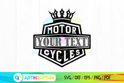 Motorcycle Svg, Motorcycle Monogram Svg SVG Artinrhythm shop 