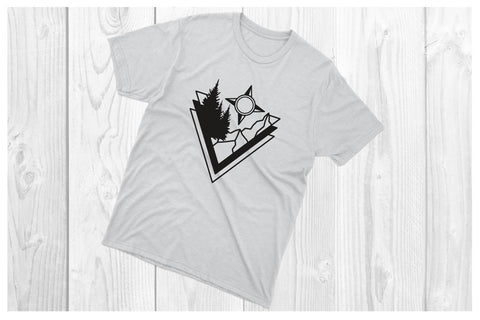 mountain and compass svg, dxf, eps, png SVG dadan_pm 