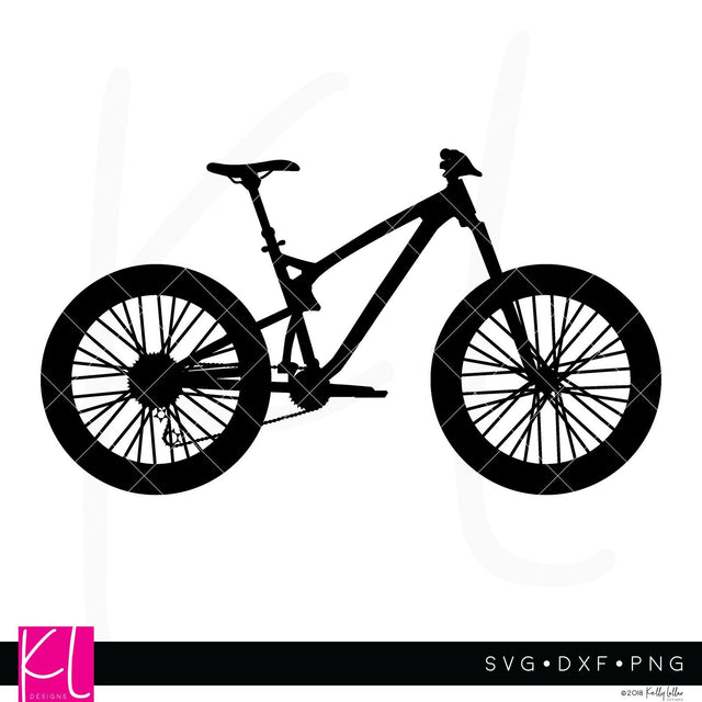 Mountain Bike SVG Kelly Lollar Designs 