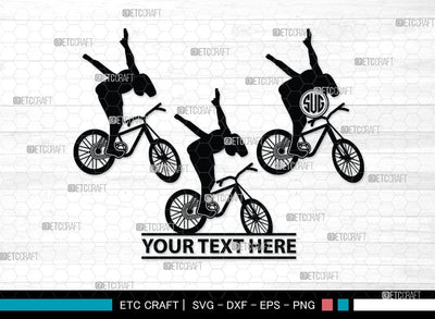 Mountain Biking Monogram, Mountain Biking Silhouette, Mountain Bike Svg, Mountain Bicycle Svg, Mountain Sport Svg, SB00047 SVG ETC Craft 