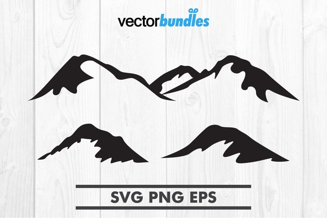 Mountain clip art svg SVG vectorbundles 