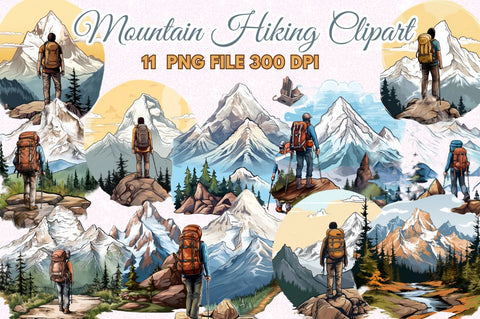 Mountain Hiking Collection Bundle Sublimation Regulrcrative 