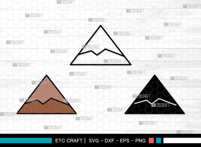 Mountain Icons Color, Mountain Svg, Mountain Logo Svg, Mountains, mountain and forest, Mountain Bundle, Icon Bundle, Svg Cut File, Dxf, Eps, Png, SVG ETC Craft 
