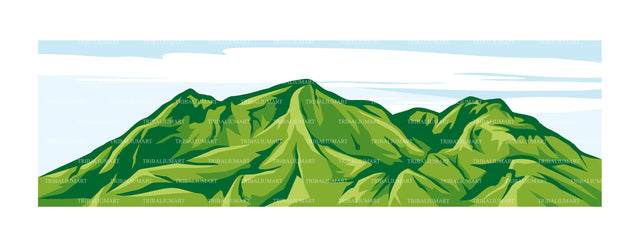 Mountain Landscape SVG TribaliumArtSF 