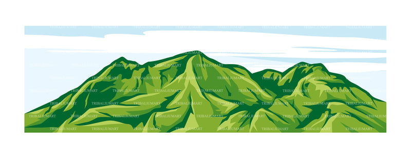 Mountain Landscape SVG TribaliumArtSF 