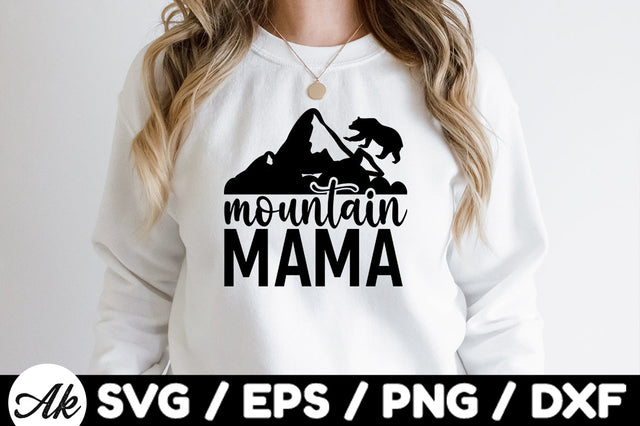 Mountain mama svg SVG akazaddesign 