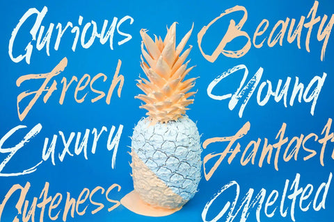 Mountain Saberola Brush Font Font Kotak Kuning Studio 