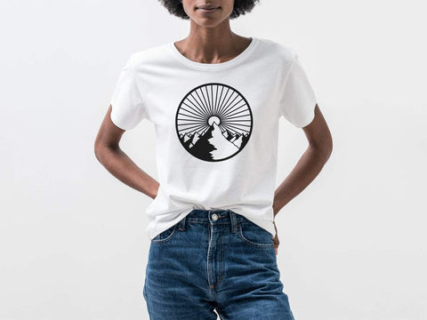 Mountain svg, dxf files for plasma, cnc files for wood, adventure svg, camping svg, mountains svg, outdoors svg SVG CutLeafSvg 