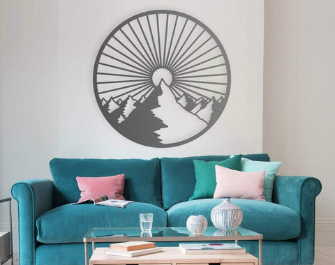 Mountain svg, dxf files for plasma, cnc files for wood, adventure svg, camping svg, mountains svg, outdoors svg SVG CutLeafSvg 