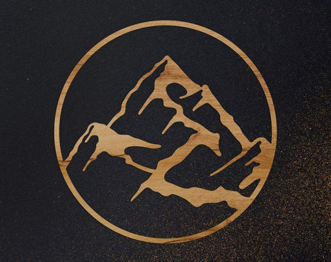 Mountain svg, dxf files for plasma, cnc files for wood, mountains svg, adventure svg, camping svg, dxf cut file for laser, outdoors svg SVG CutLeafSvg 
