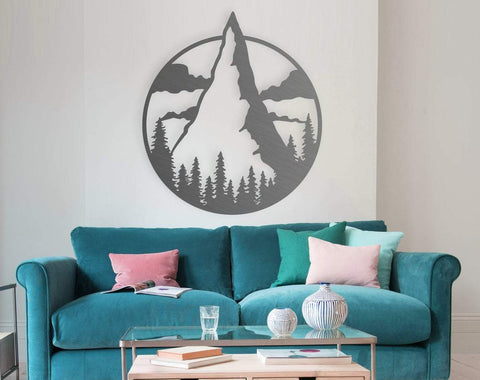 Mountain svg, dxf files for plasma, cnc files for wood, mountains svg, adventure svg, camping svg, mountains svg, outdoors svg, camper svg SVG CutLeafSvg 