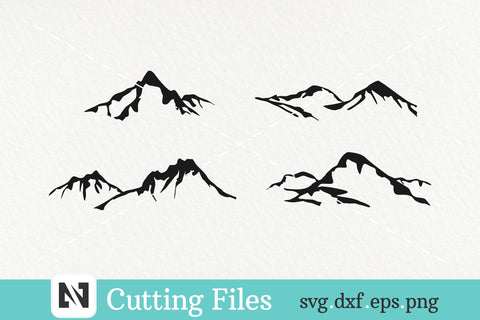 Mountain Svg, Mountain Silhouette Svg, Mountain Clip Art SVG Pinoyart Kreatib 