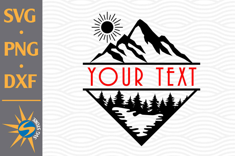 Mountain SVG, PNG, DXF Digital Files Include SVG SVGStoreShop 