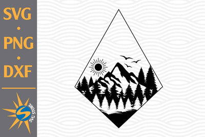 Mountain SVG, PNG, DXF Digital Files Include SVG SVGStoreShop 
