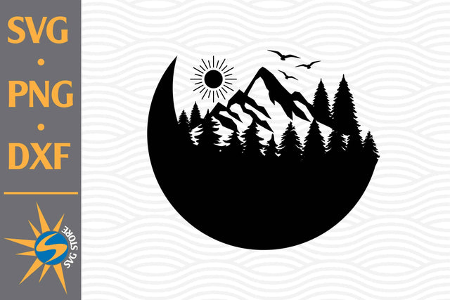 Mountain SVG, PNG, DXF Digital Files Include SVG SVGStoreShop 