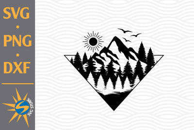 Mountain SVG, PNG, DXF Digital Files Include SVG SVGStoreShop 