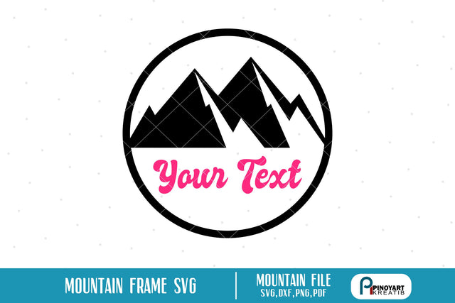 Mountain Svg SVG Pinoyart Kreatib 