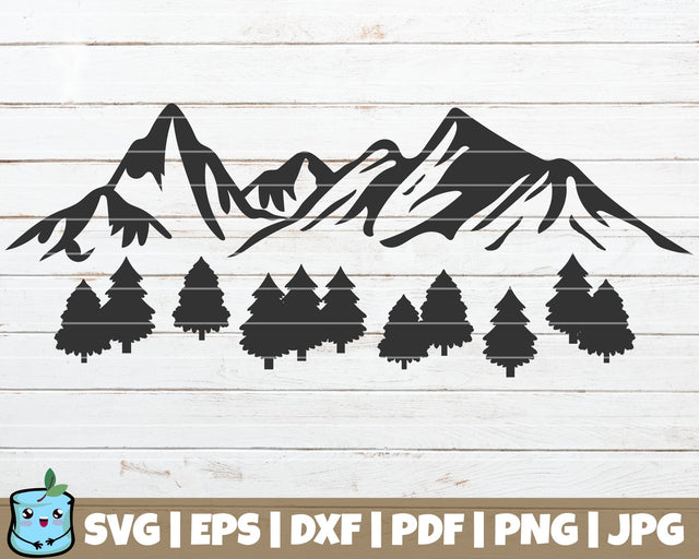 Mountain View SVG MintyMarshmallows 