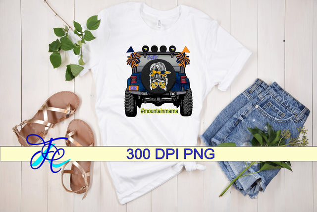 Mountainmama Jeep - Sublimation Sublimation Family Creations 