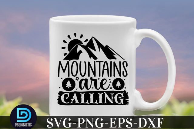 Mountains are calling, Camping SVG Bundle SVG DESIGNISTIC 