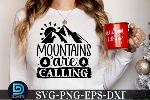 Mountains are calling, Camping SVG Bundle SVG DESIGNISTIC 