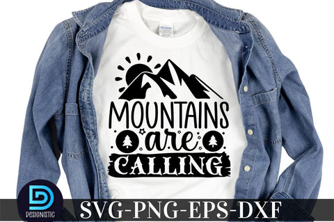 Mountains are calling, Camping SVG Bundle SVG DESIGNISTIC 