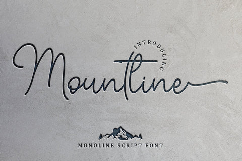 Mountline Font Sakha Design Studio 