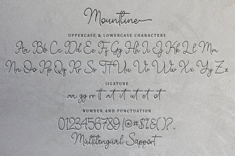 Mountline Font Sakha Design Studio 