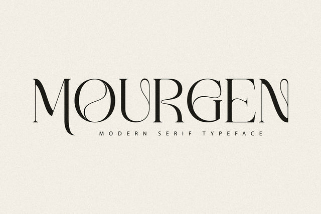 MOURGEN Typeface Font Storytype Studio 