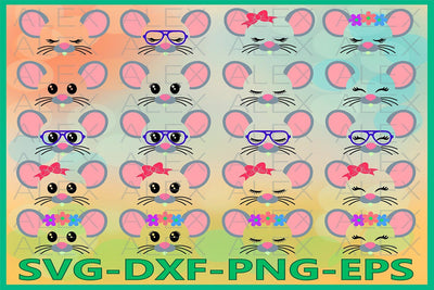 Mouse Face Svg, Animal face SVG AlexSVGStudio 