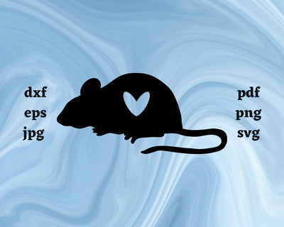 Mouse Heart SVG Cut File SVG Northern Light SVG 