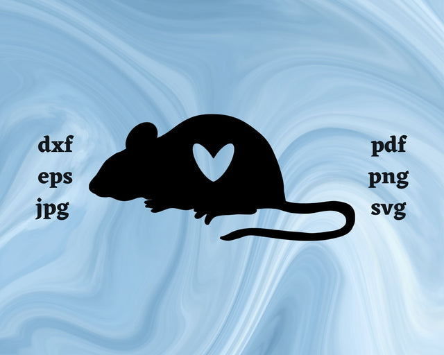Mouse Heart SVG Cut File SVG Northern Light SVG 