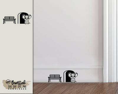 Mouse hole SVG file SVG Boertiek 