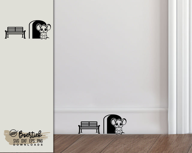 Mouse hole SVG file SVG Boertiek 