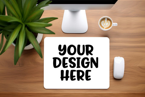 Mouse Pad Mockup | Mousepad Mockup on Desk Mock Up Photo Stacy's Digital Designs 