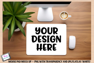 Mouse Pad Mockup | Mousepad Mockup on Desk Mock Up Photo Stacy's Digital Designs 