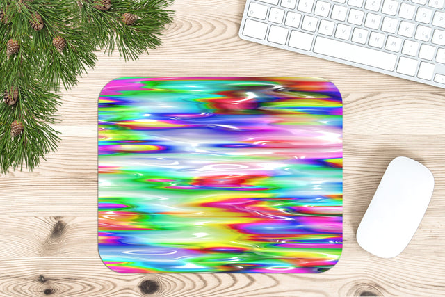 Mouse Pad PNG Abstract Glossy Multicolor Lines Sublimation Sublimation oyonnidesign 