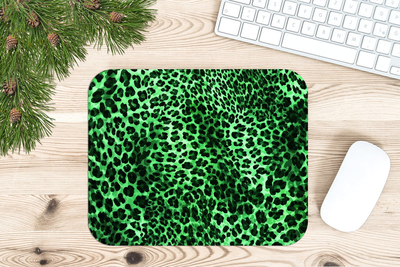 Mouse Pad PNG Abstract Green Leopard Sublimation Design Sublimation oyonnidesign 