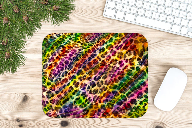 Mouse Pad PNG Abstract Leopard Liquid Sublimation Design Sublimation oyonnidesign 