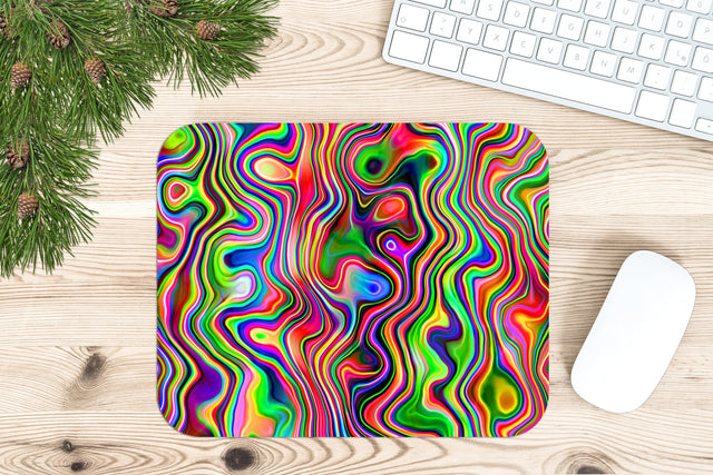 Mouse Pad PNG Abstract Wavy Liquid Sublimation Design Sublimation oyonnidesign 