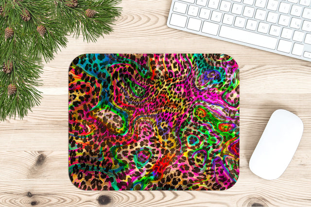 Mouse Pad PNG Watercolor Leopard Sublimation Design Sublimation oyonnidesign 