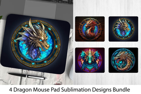 Mouse Pad Sublimation Design. Dragon Sublimation. Dragon PNG Sublimation Samaha Design 