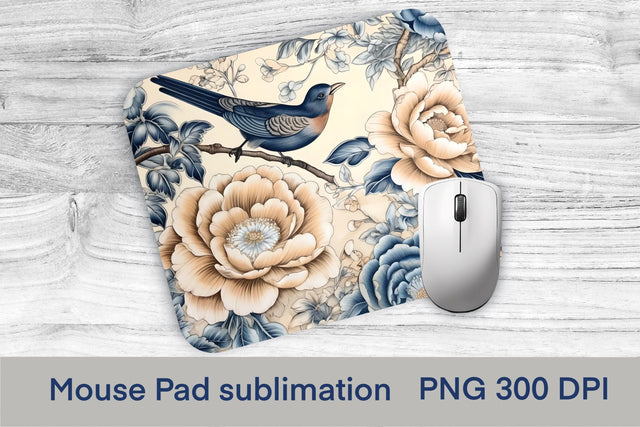 Mouse pad sublimation | Flower and bird sublimation Sublimation Svetana Studio 