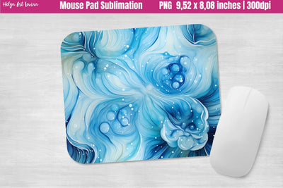Mouse Pad Sublimation | Tie Dye style Sublimation Helga Art 