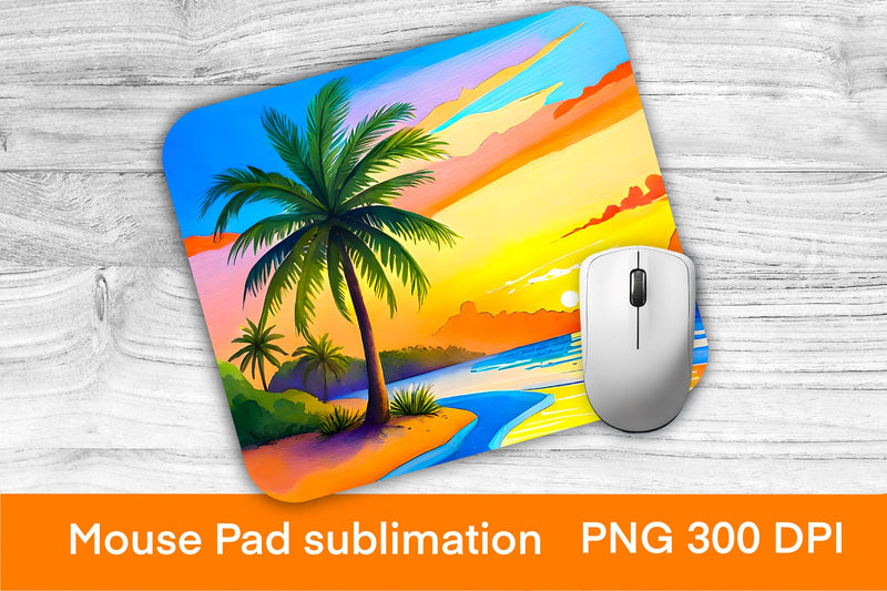 Mouse pad sublimation | Tropical sublimation Sublimation Svetana Studio 