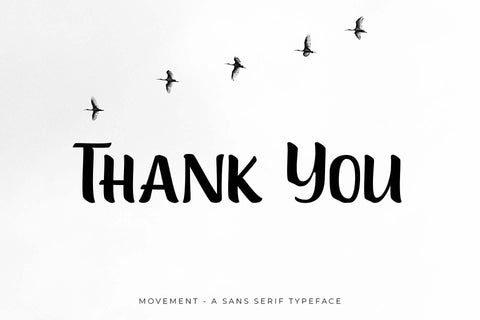 Movement Font love script 