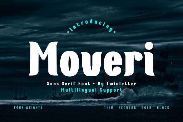 Moveri Font twinletter 