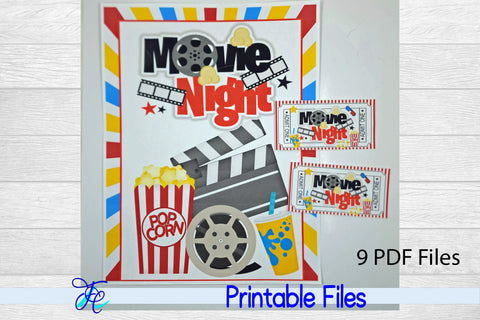 Movie Night Bundle SVG Family Creations 